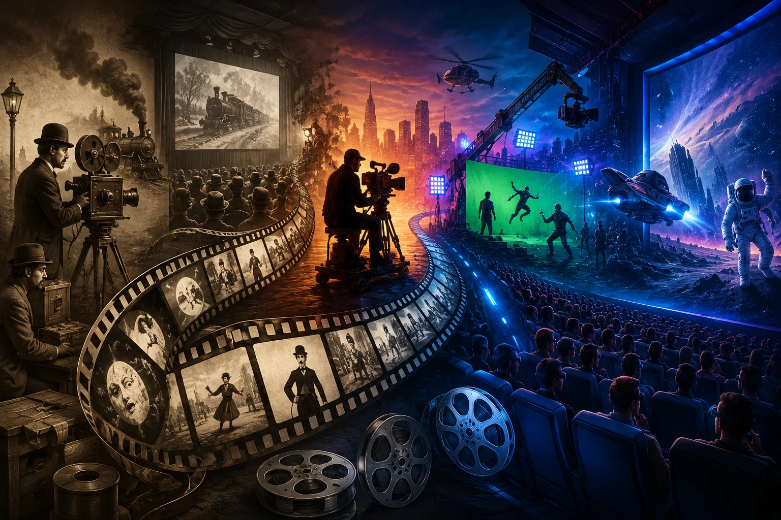 From Silent Frames to IMAX Giants: The Evolution of Cinema